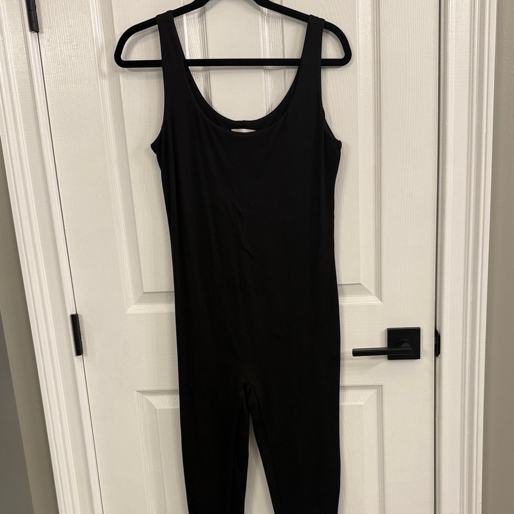 Bumpsuit Maternity Black Sleeveless Jumpsuit L